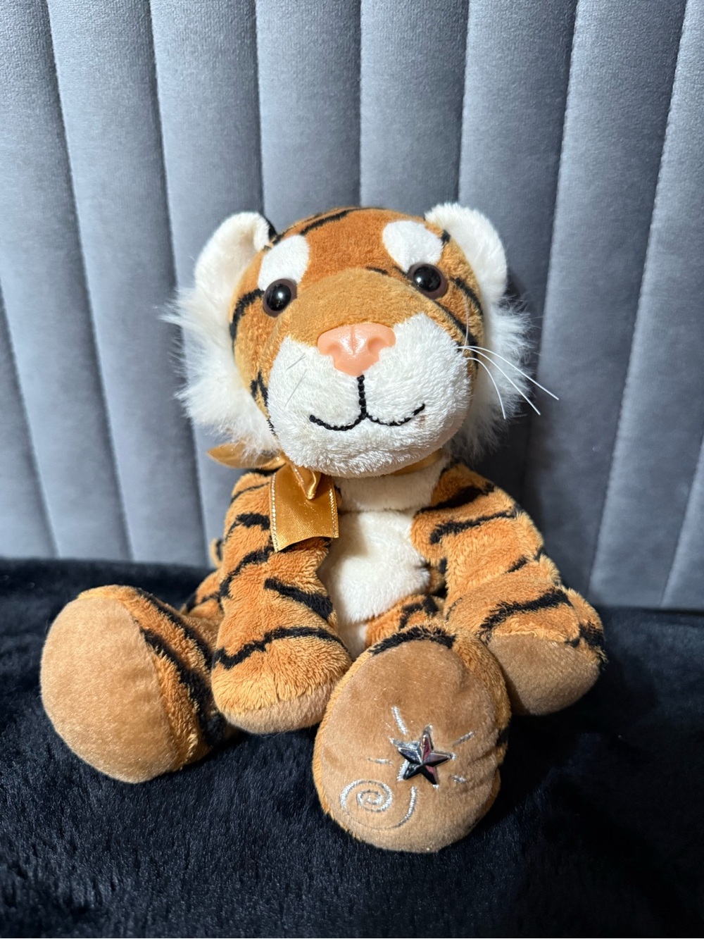 Russ Shining Stars Tiger Plush Stuffed Animal Orange Black Striped Toy